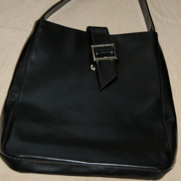NWOT Lancome XL Black Shoulder Bag - Picture 4 of 11